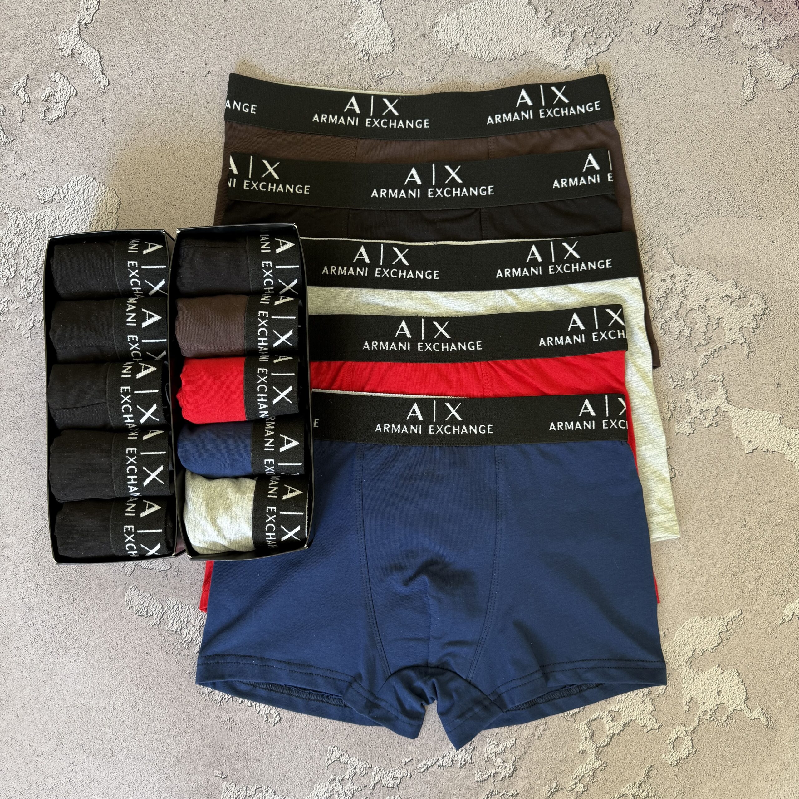 Чоловічі труси боксери Armani, 5 шт в наборі