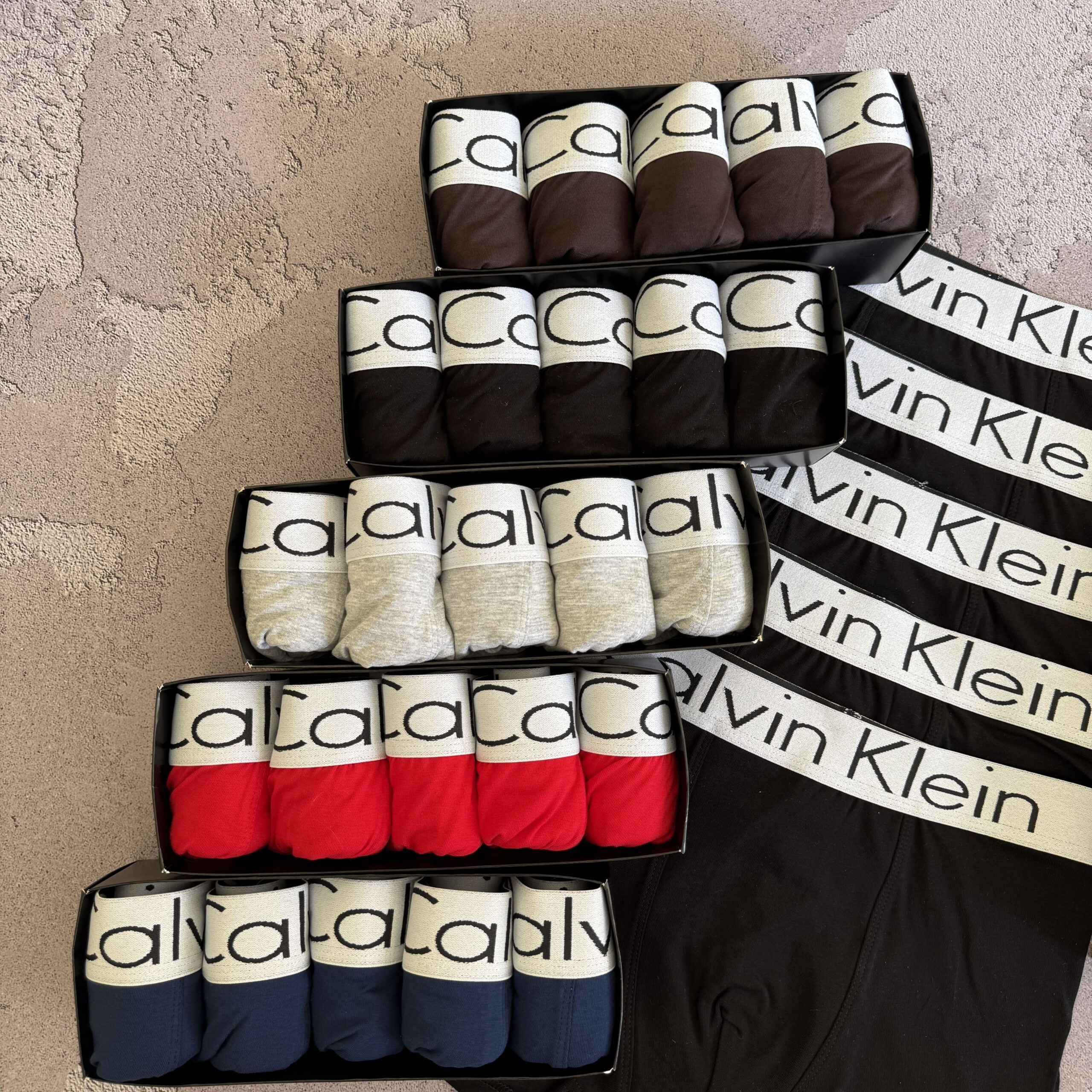 Чоловічі труси боксери Calvin Klein Steel, 5 шт в наборі