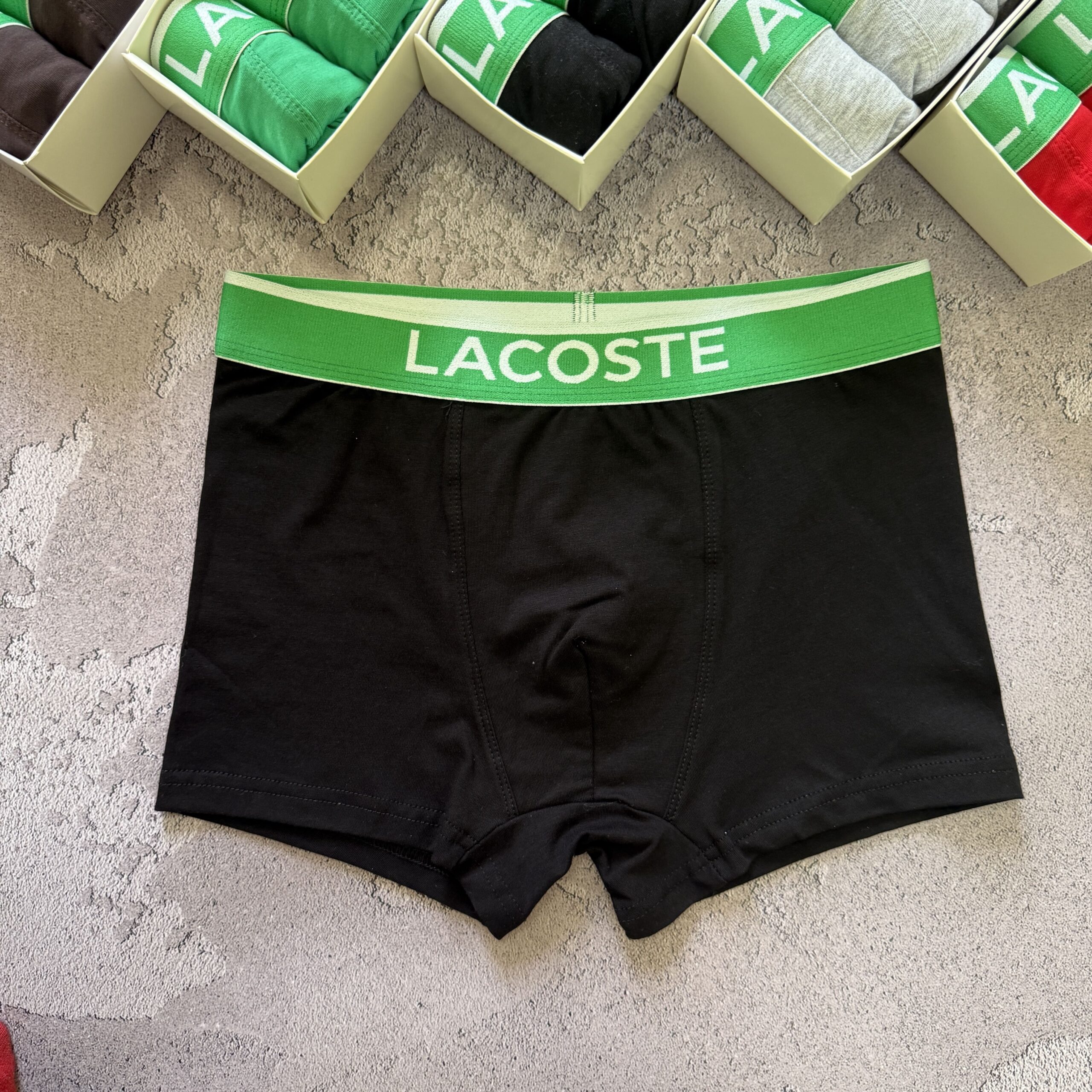 Чоловічі труси боксери Lacoste, 5 шт в наборі