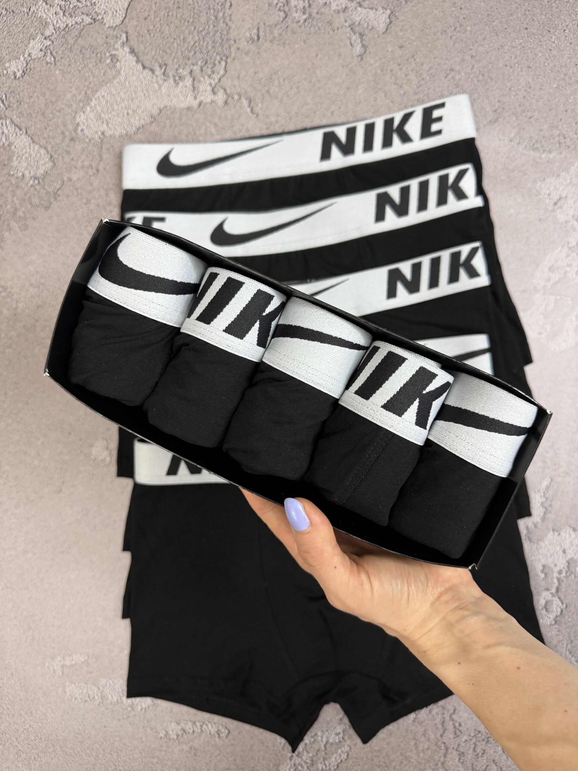 Чоловічі труси боксери Nike, 5 шт в наборі