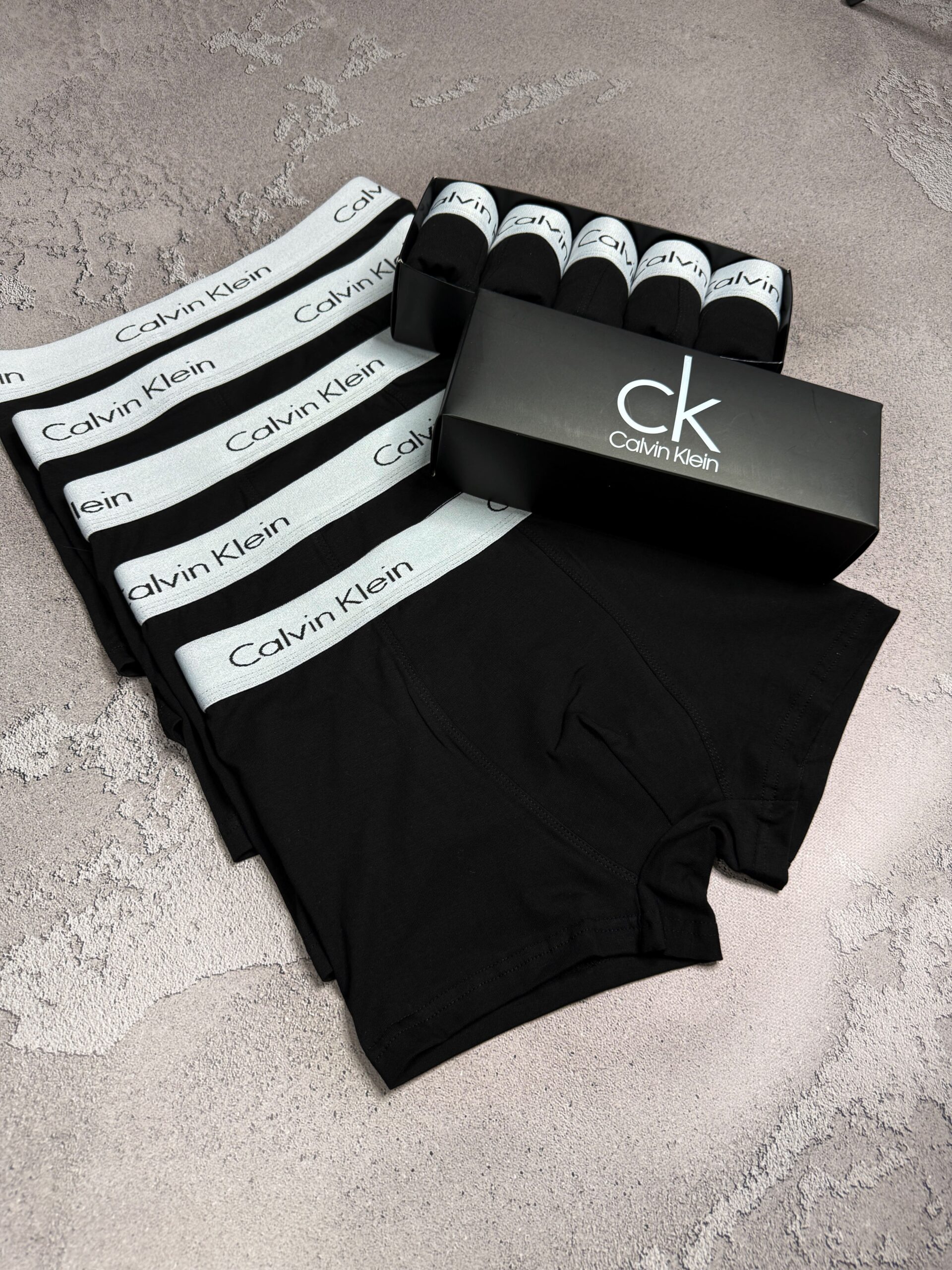 Чоловічі труси боксери Calvin Klein White, 5 шт в наборі